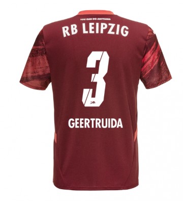 RB Leipzig Lutsharel Geertruida #3 Segunda Equipación 2024-25 Manga Corta